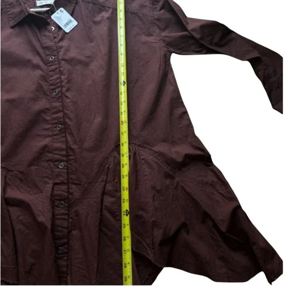 FREE PEOPLE We The Free - Freya Poplin Tunic timeless relaxed fit size S - Picture 6 of 12